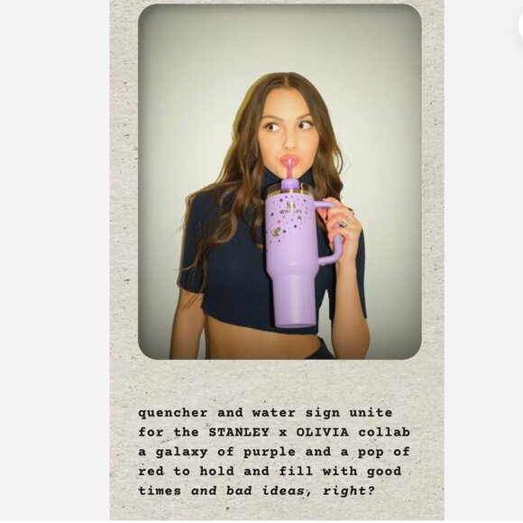 Authentic STANLEY X OLIVIA Rodrigo Tumbler 40oz Limited Ed NEW IN BOX/SEALED - Picture 4 of 6